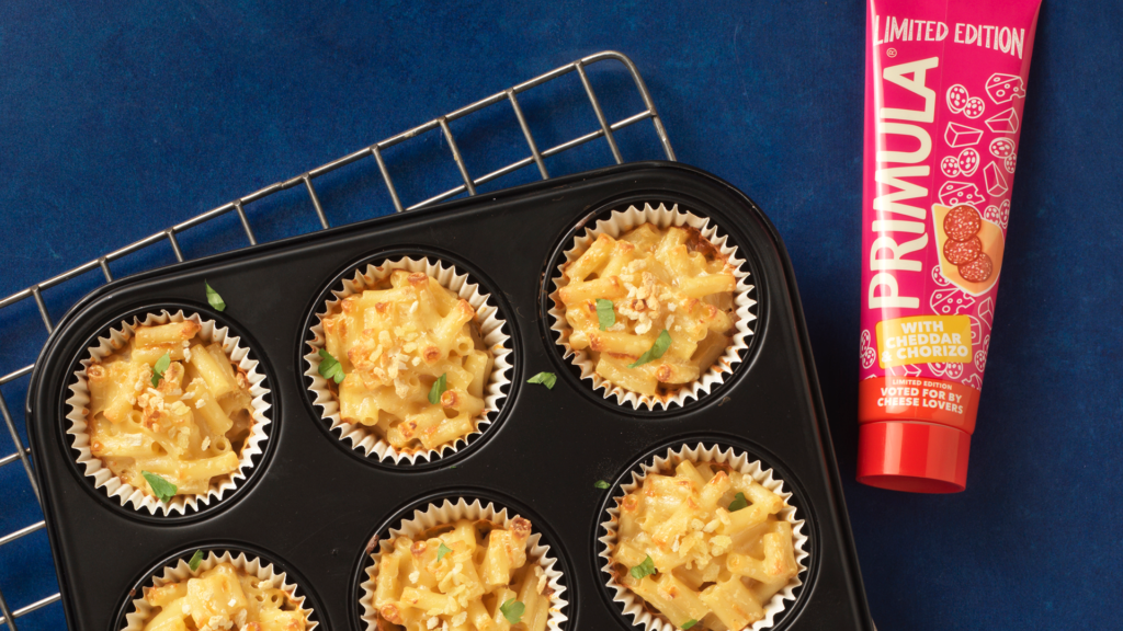 Squeezy Mac 'n' Cheese Cups | Primula